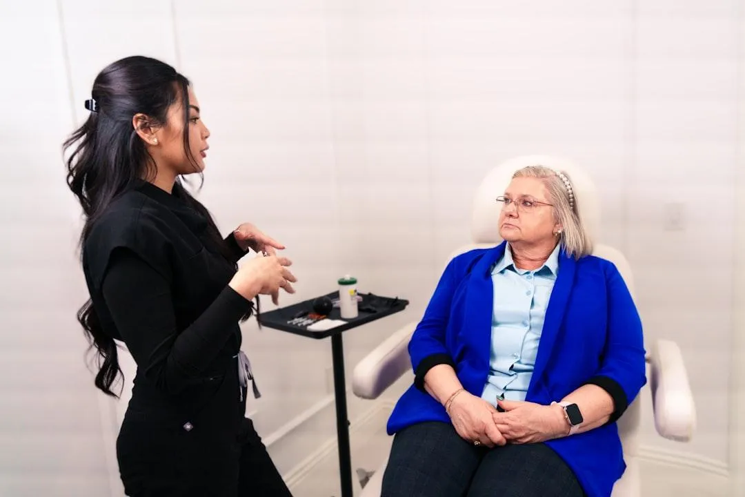 Restorative dental consultation with a patient in Bradenton