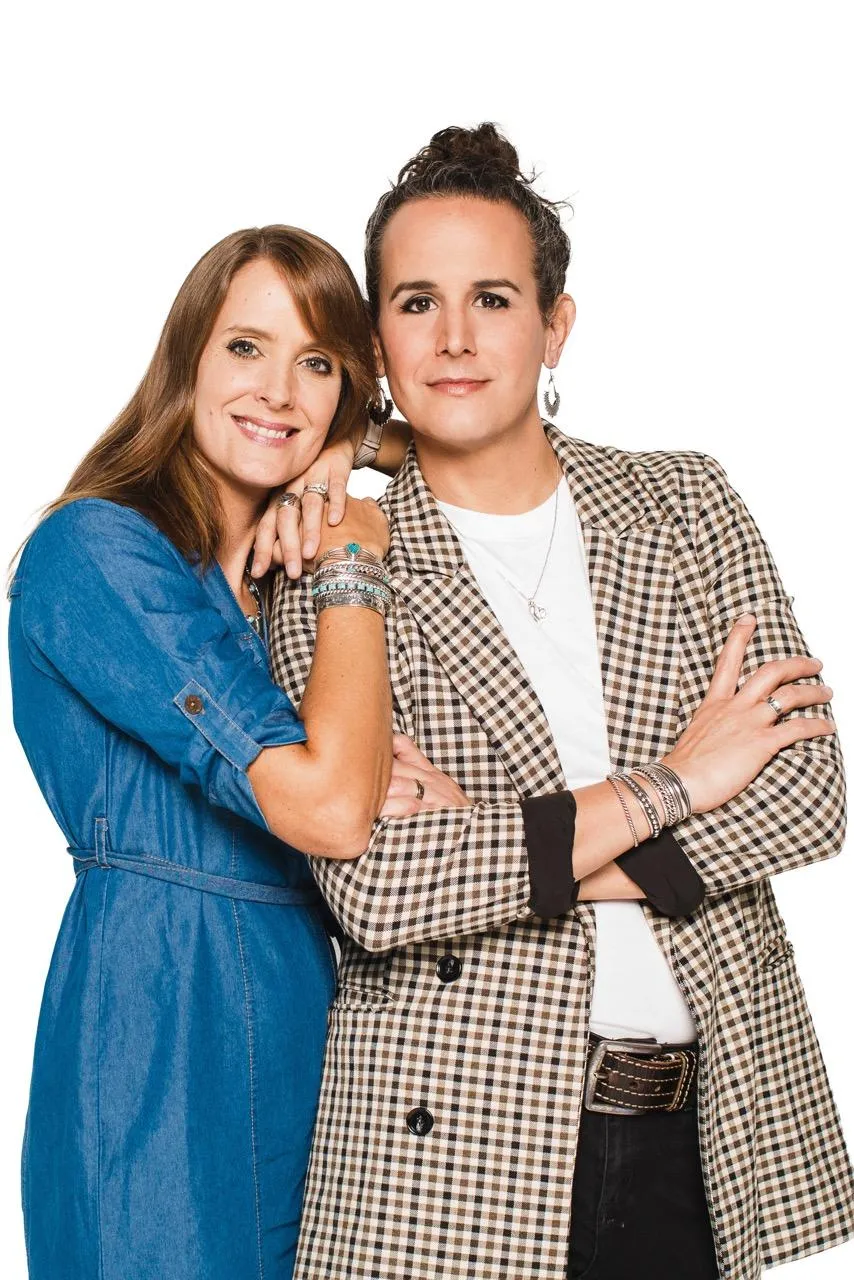 A professional brand photo (headshot) of The Mamones captured by Christa Meola Pictures at Dream Studios in Los Angeles , CA