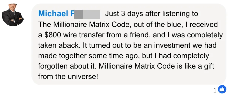 Millionaire Matrix Code review 