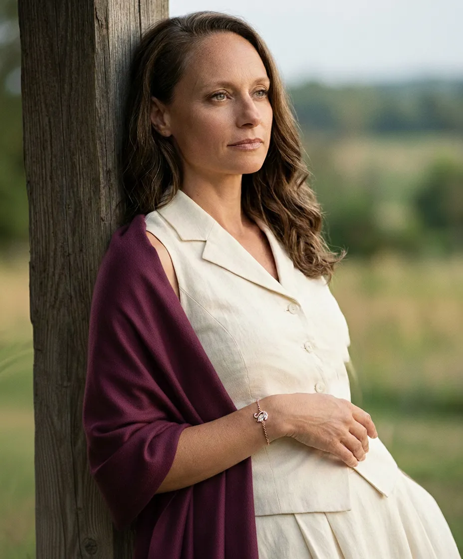 Nicole Nelson looking out reflectively near a window — Ascend phase one, stabilize after betrayal and regain clarity
