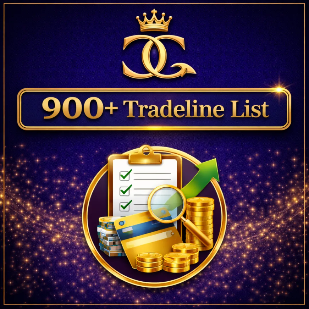 900+ Tradeline List