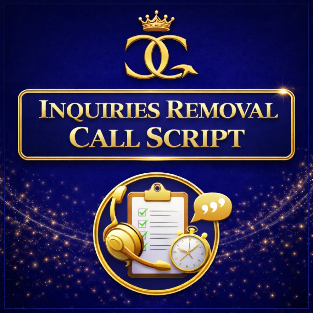 Inquiries Removal Call Script