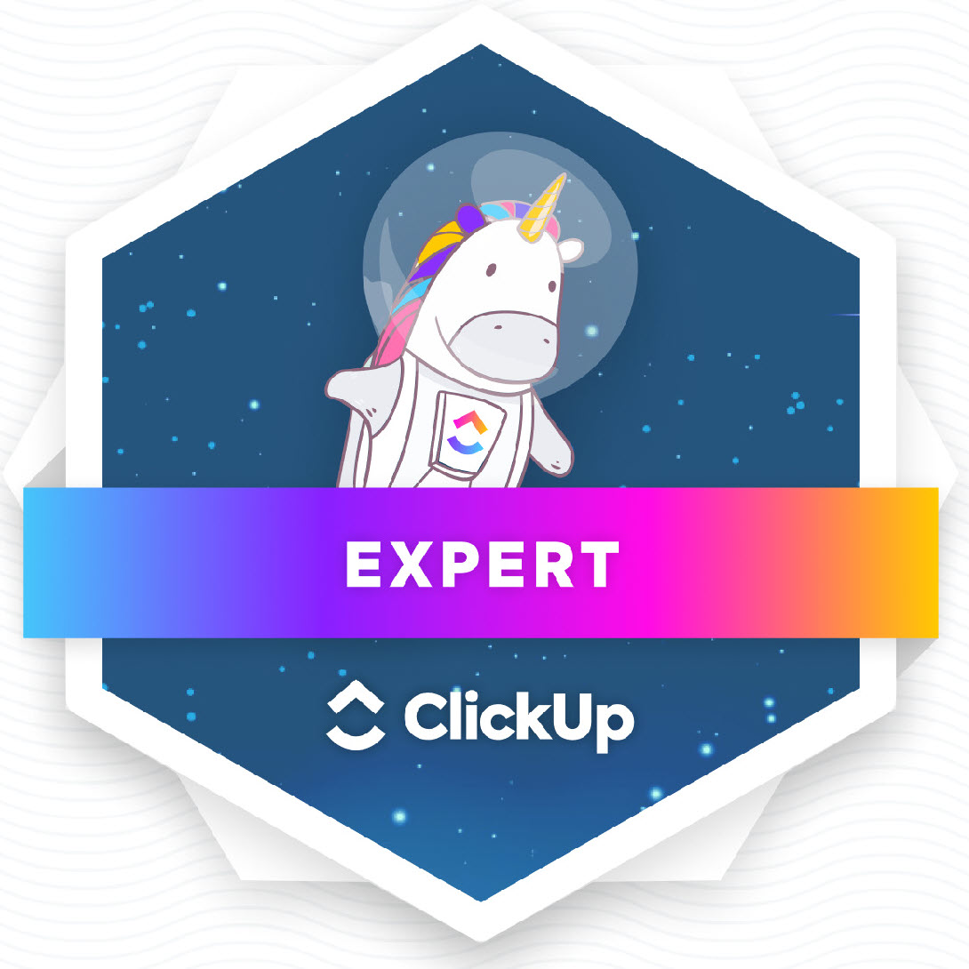 Clickup Certified Expert logo