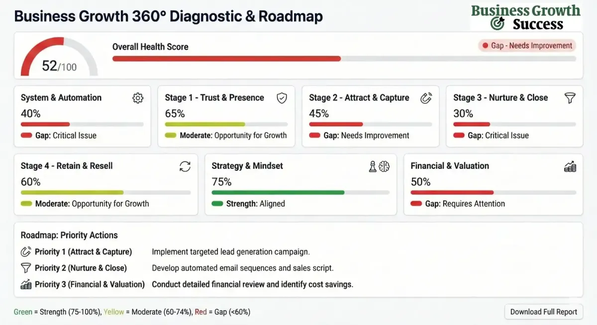 Business Growth 360° Diagnostic & Roadmap image