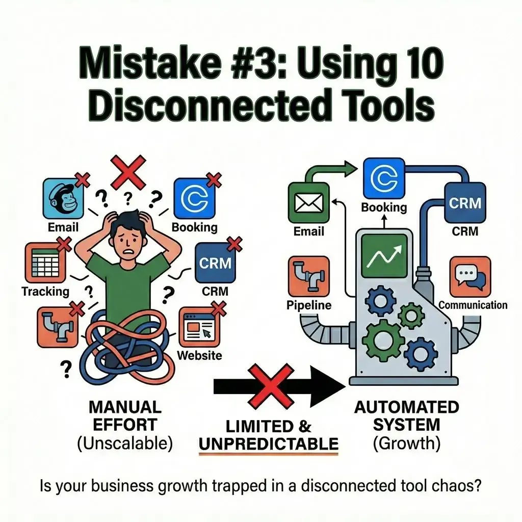 Mistake #3: Using 10 Disconnected Tools image