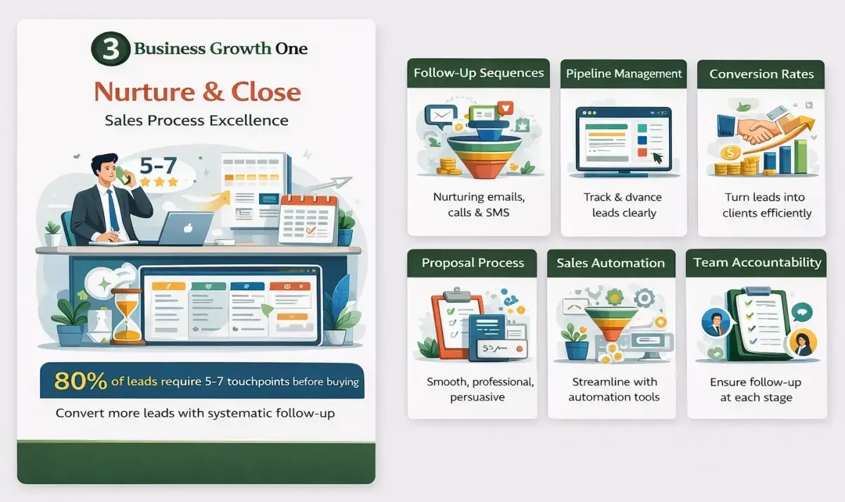 Stage 3 Nurture & Close Sales Process Excellence image