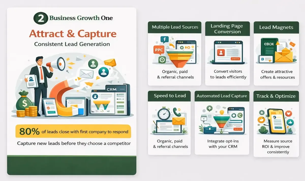 Stage 2 Attract & Capture Consistent Lead Generation image