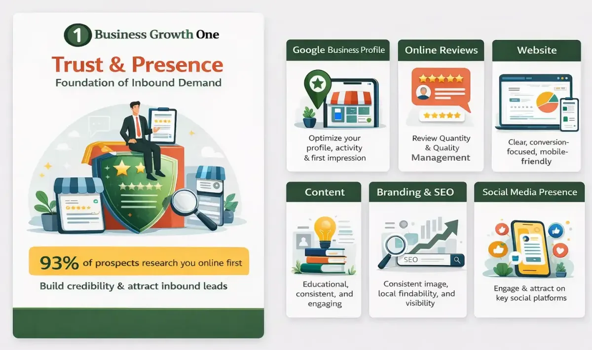 Stage 1 – Trust & Presence Foundation of Inbound Demand image