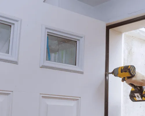 Los Griegos Door Installation