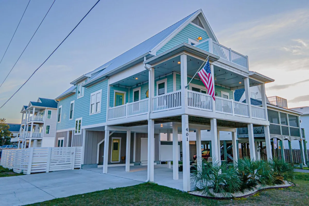 Relax and unwind at Carolina Beach Bliss with Woods to Waves Properties