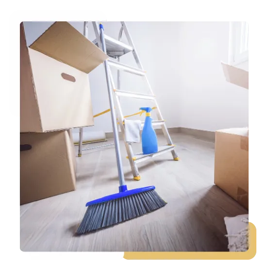 Apartment move out cleaning in Davie before key return