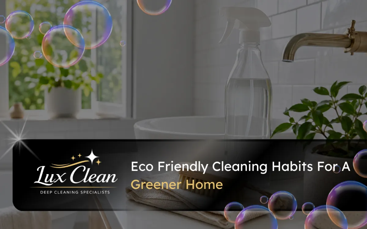 Eco friendly cleaning habits for a safer home routine