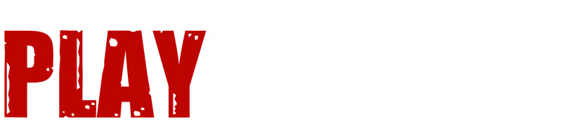 Playmakers brand logo featuring a red lightning bolt icon followed by bold white uppercase text