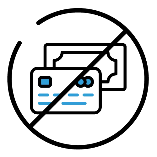 no credit icon