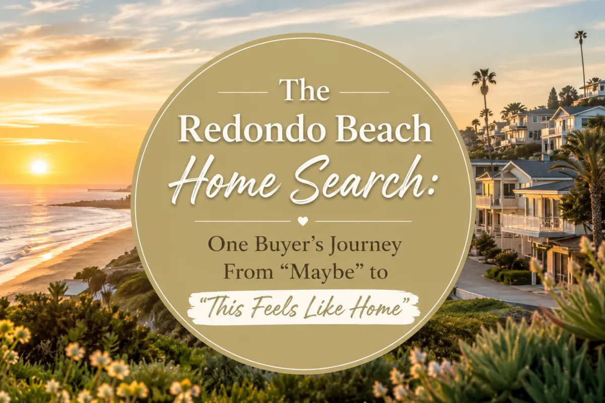 Redondo Beach home search buyer journey with coastal homes and ocean view