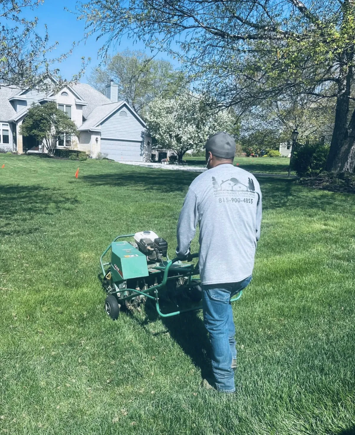 Mowing in Woodstock