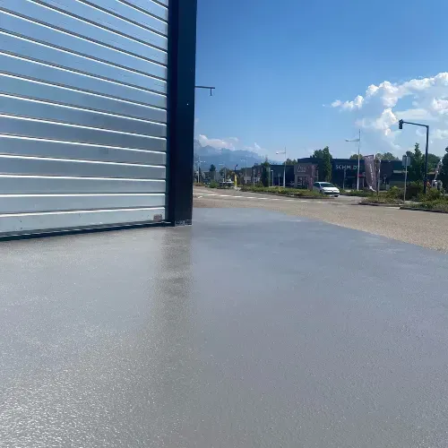 Résine sol extérieur Lyon