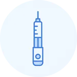Insulin injection pen used for diabetes management in Omaha