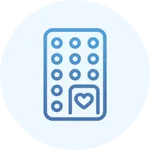 Icon representing Birth Control Pills services provided by Internal Medicine & Family Physicians in Omaha, helping families with trusted local care.
