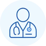 Icon representing Doctor services provided by Internal Medicine & Family Physicians in Omaha, helping families with trusted local care.