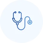 Icon representing Stethoscope services provided by Internal Medicine & Family Physicians in Omaha, helping families with trusted local care.