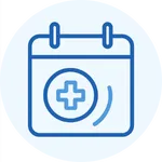 Icon representing Appointment Booking services provided by Internal Medicine & Family Physicians in Omaha, helping families with trusted local care.