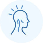 Icon representing Migraine services provided by Internal Medicine & Family Physicians in Omaha, helping families with trusted local care.