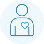 Icon representing Adult Wellness services provided by Internal Medicine & Family Physicians in Omaha, helping families with trusted local care.