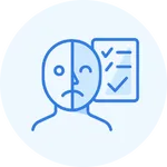 Icon representing Depression Screening services provided by Internal Medicine & Family Physicians in Omaha, helping families with trusted local care.