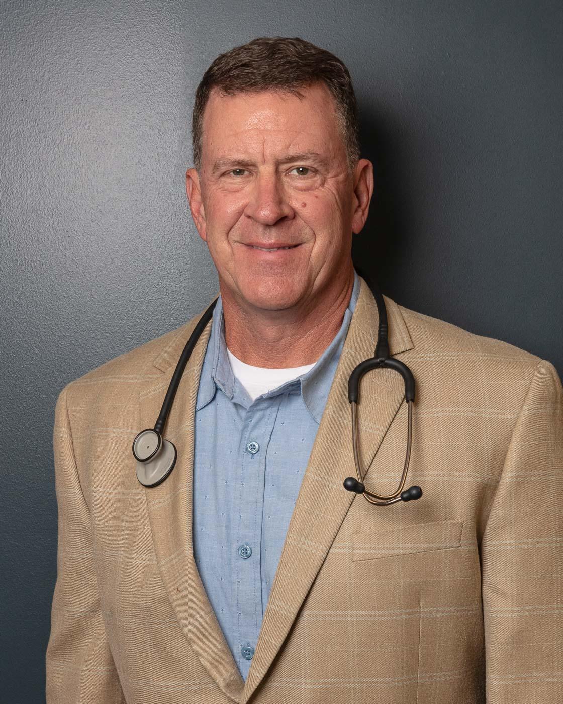 Dr. David Sharp portrait helping patients in and around Omaha NE. 