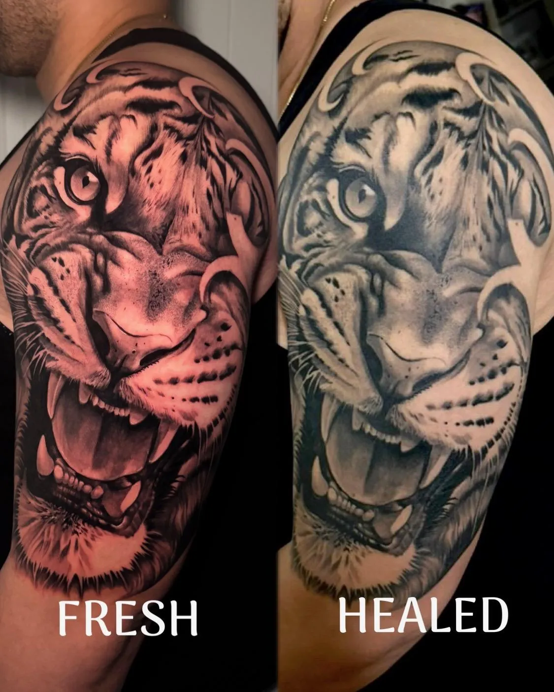Blackwork custom tattoo piece by Chris Alpers