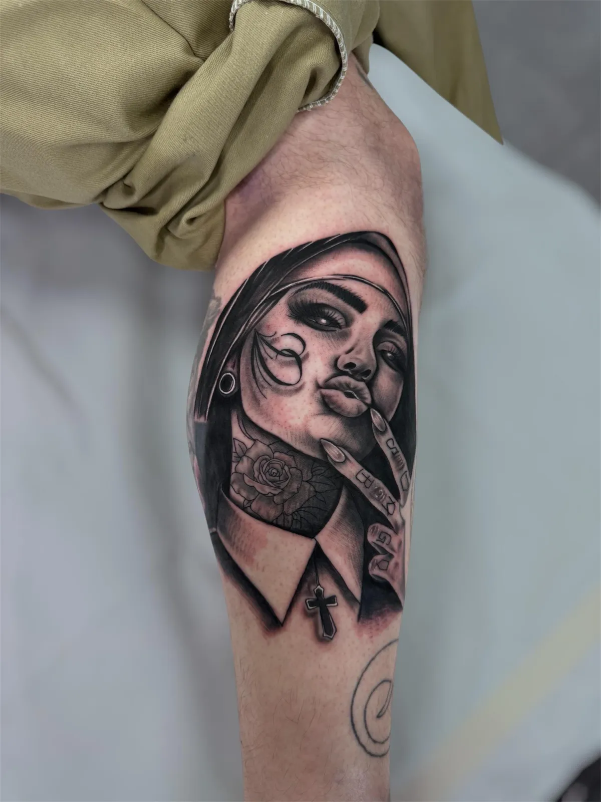 Geometric Flora Tattoo Custom Design