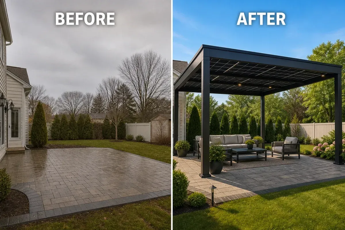 Huntington Solar Pergola