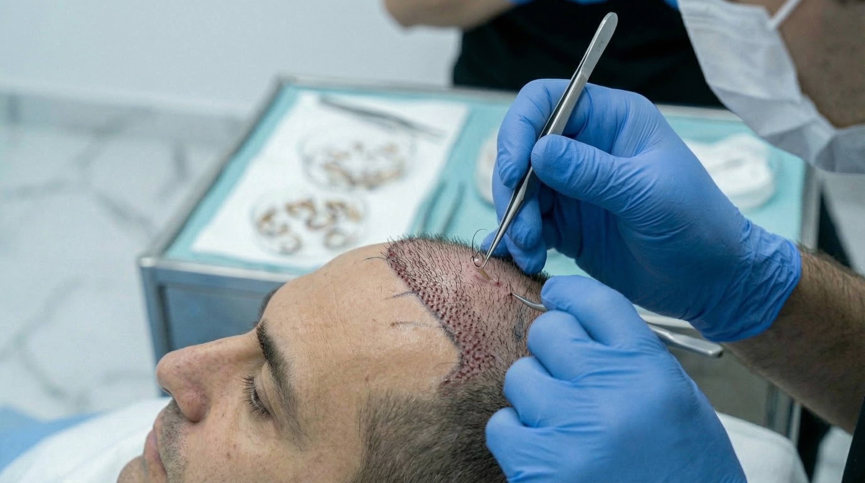 FUE hairline reconstruction restoring receding hairline naturally with permanent results at iGraft Pune