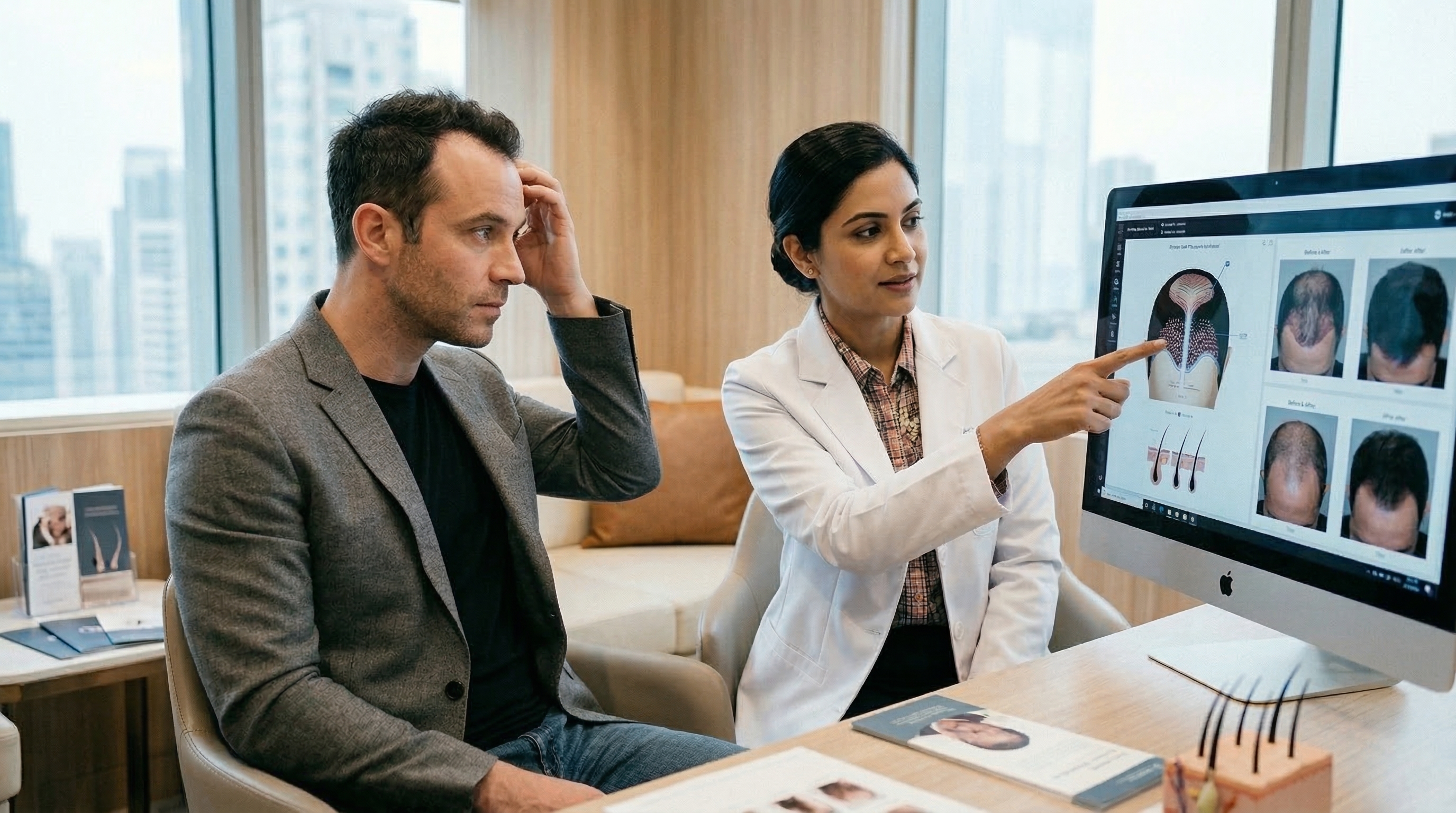 Celebrity hair transplant natural results at iGraft Global Hair Services India