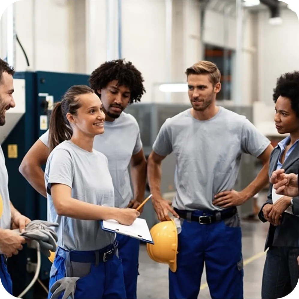 group of employees image