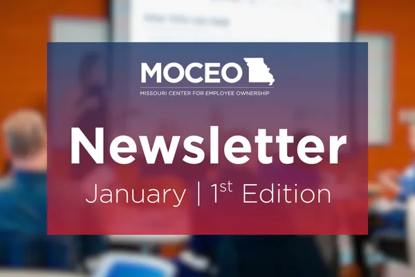 Graphic with words, newsletter January 1st Edition