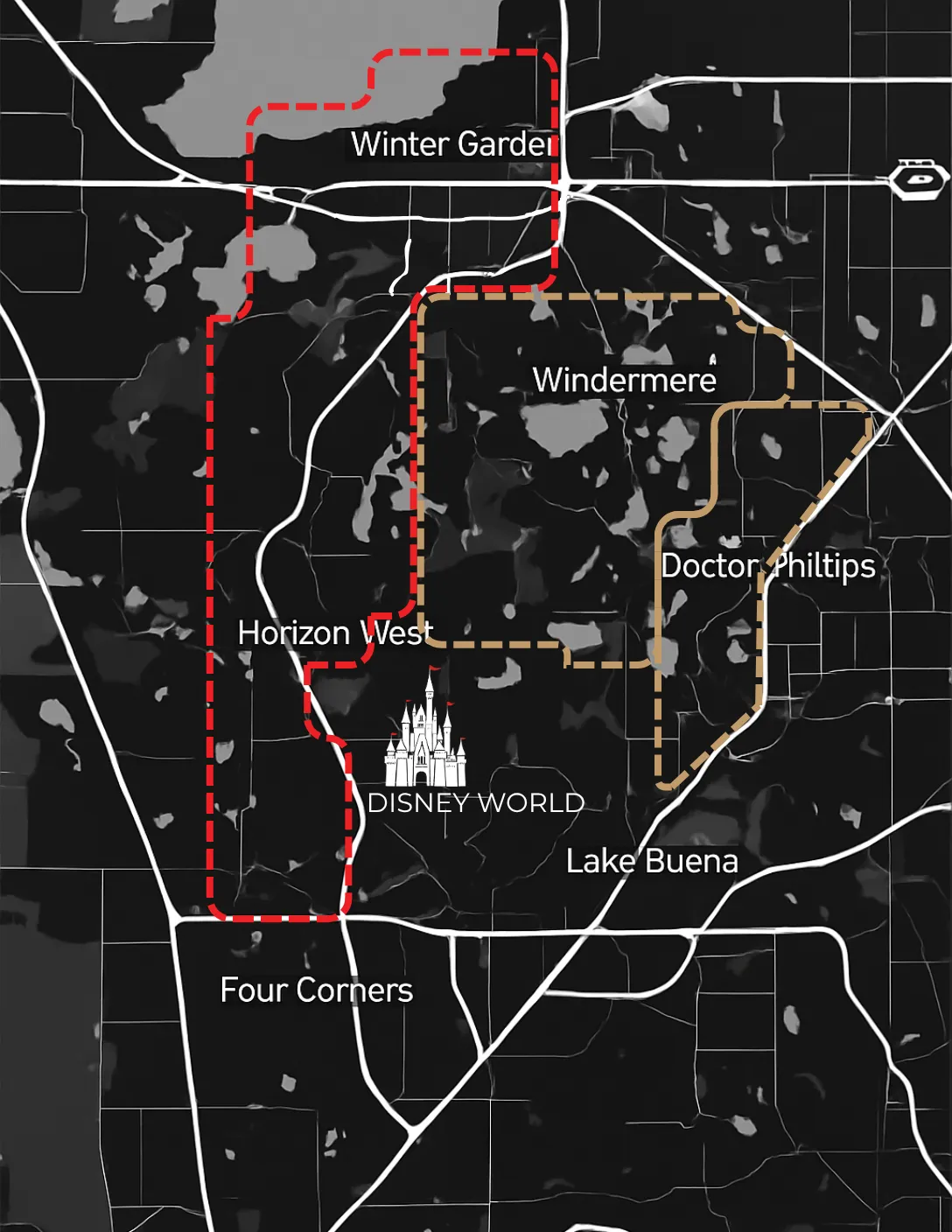 Winter Garden Map