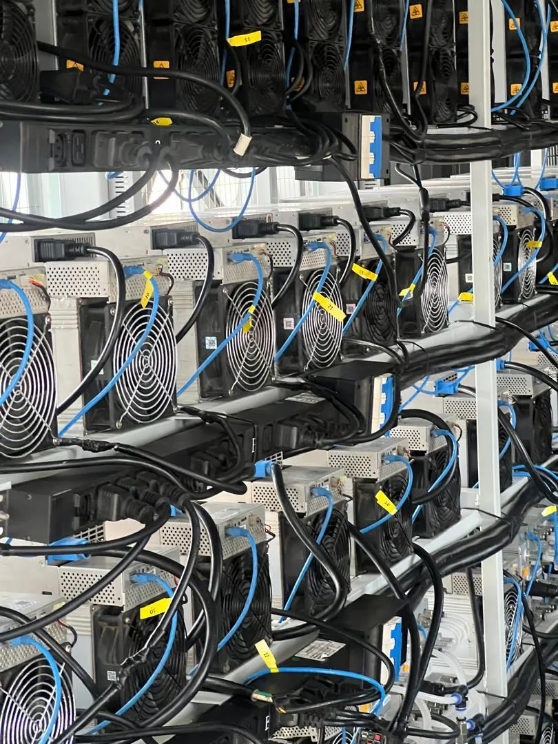 Live ASIC miner deployment in Nigerian facility