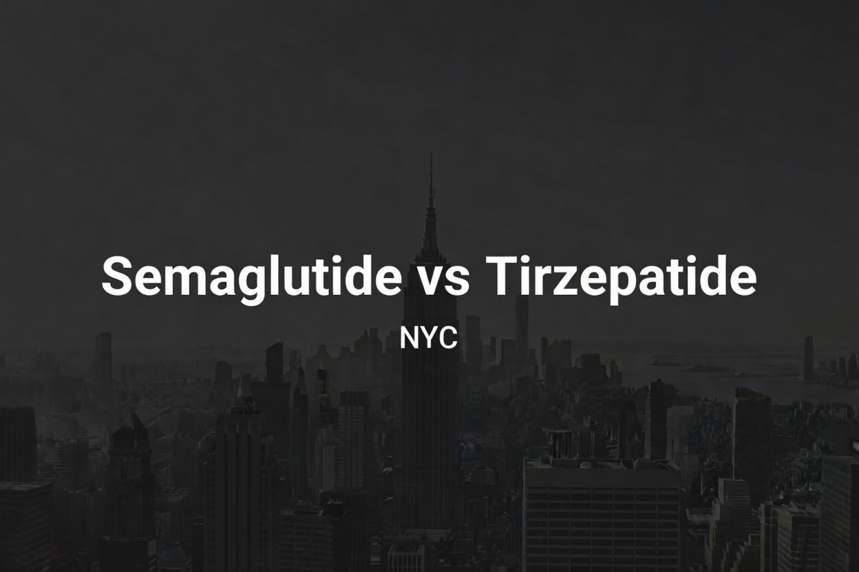 Semaglutide vs tirzepatide NYC weight loss treatments comparison for medical weight loss in New York