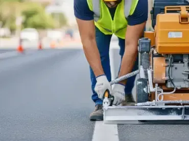 Directional arrows and traffic guidance markings