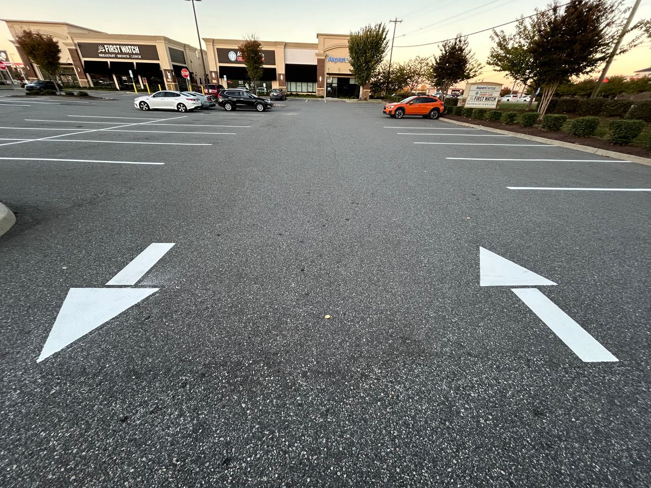 ADA-compliant pavement markings