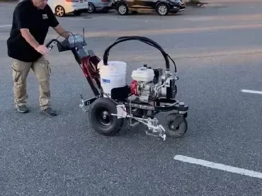 residential parking lot striping