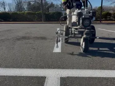 community parking lot striping