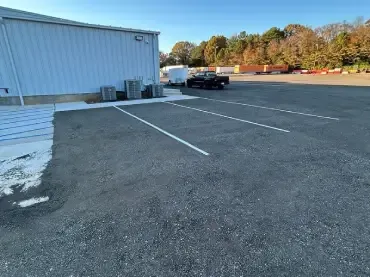 Fire lane striping residential community