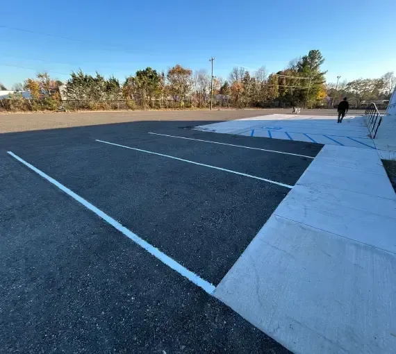 commercial parking lot striping Tega Cay