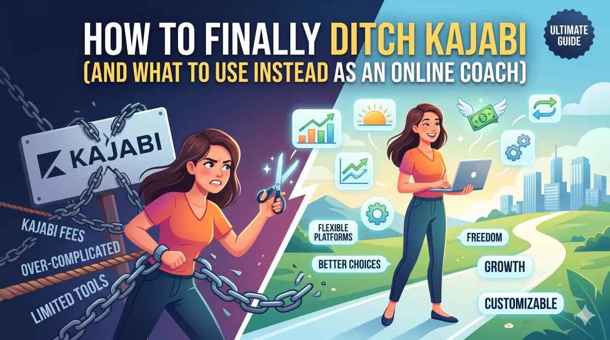 How to Finally Ditch Kajabi (And What to Use Instead as an Online Coach)