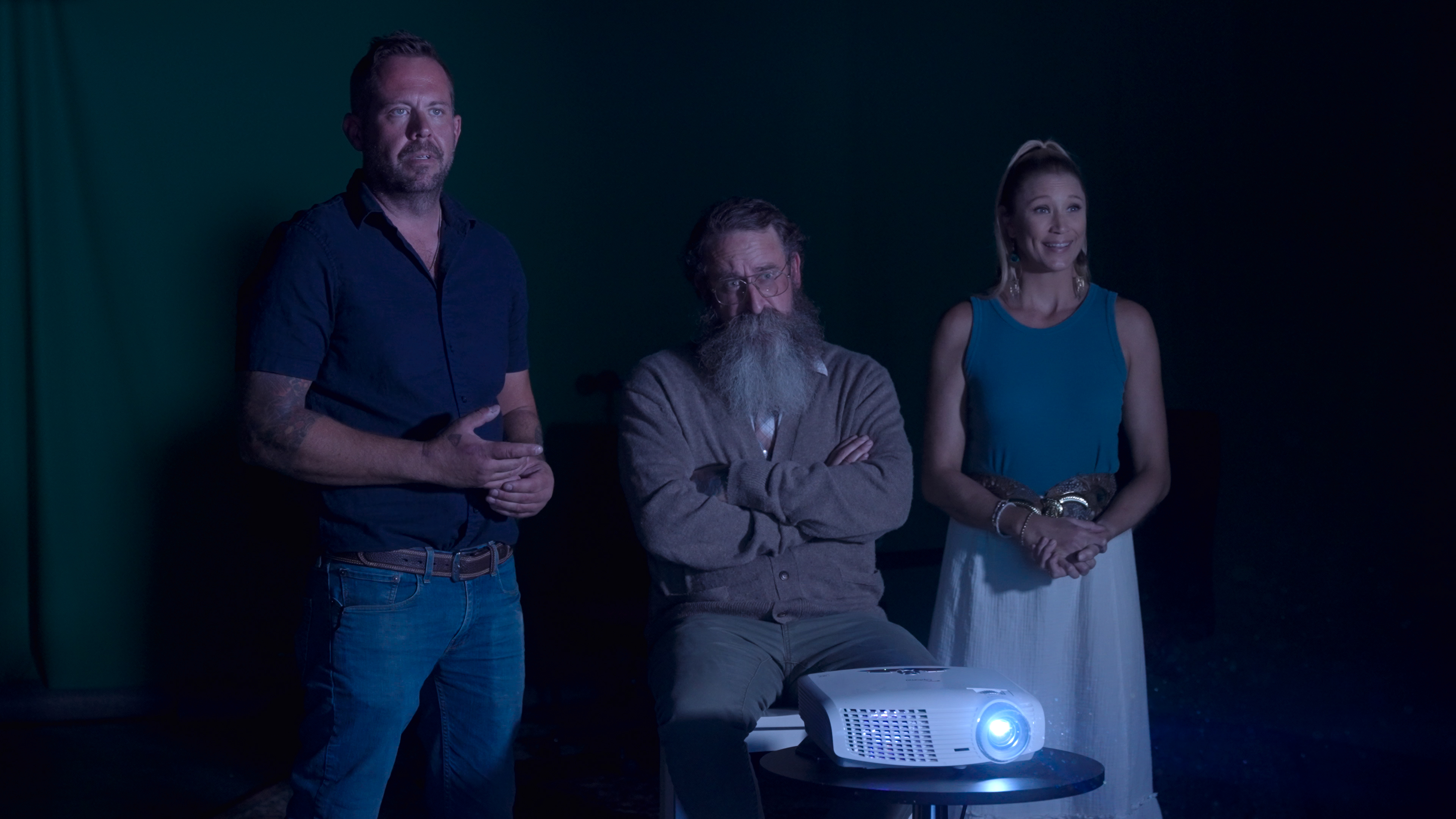 Nick Manning, Hick Cheramie and Kristen Renton in The Fois
