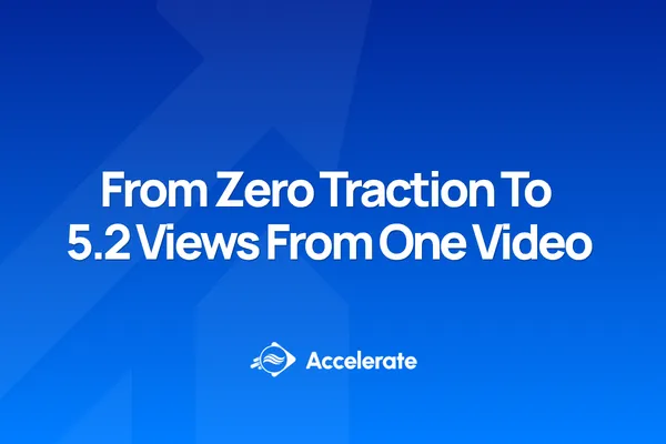 From 2 Years of Zero Traction to 5.2M Views on One Video