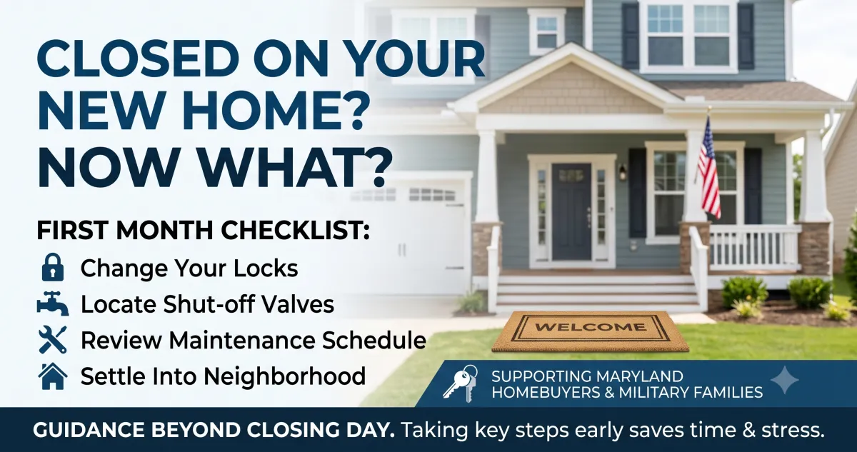 What to Do in Your First Month as a New Homeowner